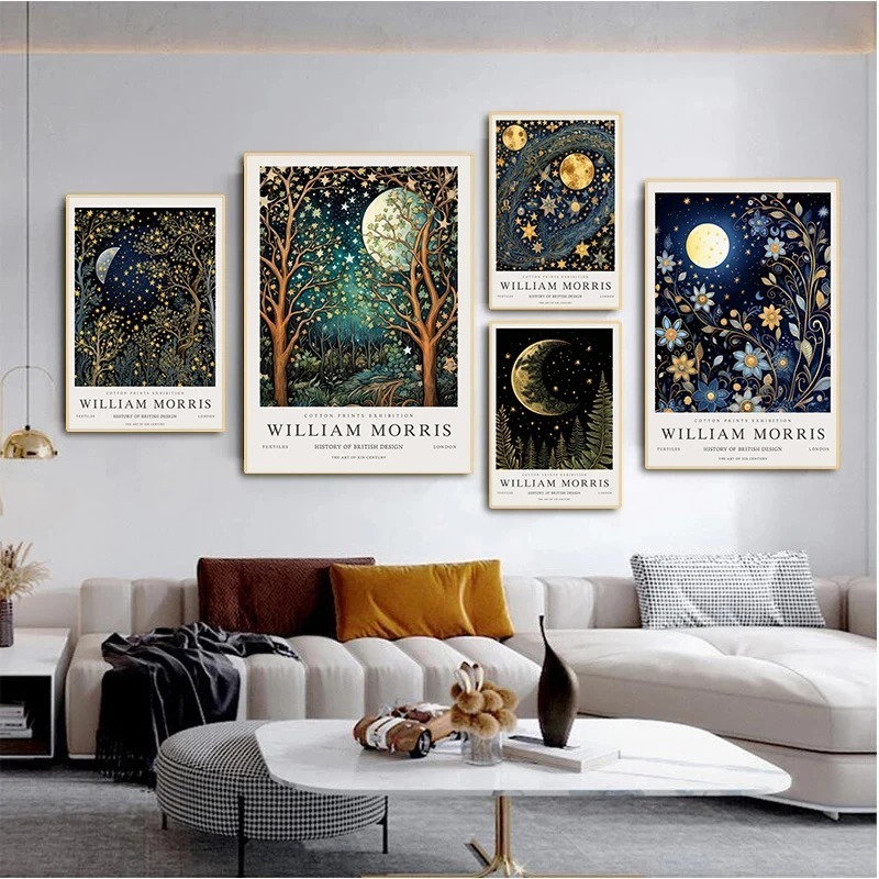 Vintage Luna e Stelle William  - Star Map Poster recensione e prezzo